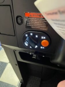 Buttons on Segway UT6 Utility Vehicle